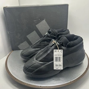 Adidas Crazy IIInfinity Herren Größe 12,5 Dreifach Schwarz Basketball Turnschuhe IE7689 - Bild 1 von 11