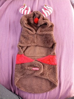 Disfraz de reno de Navidad para perros talla mediana  Foto 1 de 3