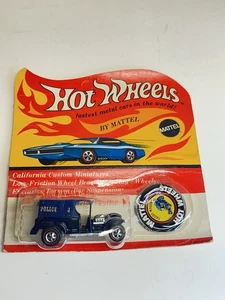 Vintage 1969 Hot Wheels Redline Paddy Wagon Car With Button BP Unpunched - Picture 1 of 18