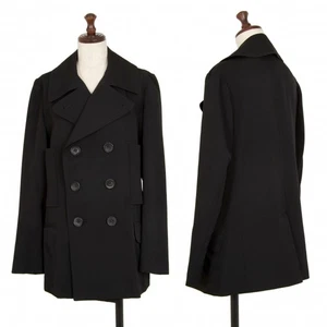 Yohji Yamamoto FEMME Wool Pocket Design Peacoat Size 1(K-107769) - Picture 1 of 12