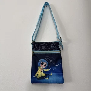 Loungefly Coraline Split Passport Crossbody Bag Hot Topic Disney - Picture 1 of 11