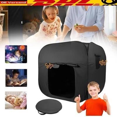 MARKENLOS Dunkelzelt Kinder pop-up Zelt Tragetasche sensorischen Beruhigung Fokussierung