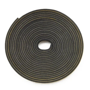 Einseitiges schwarzes Schaumstoffband selbstklebend Zugluftstopper Fenster-/Türdichtungen - Bild 1 von 4