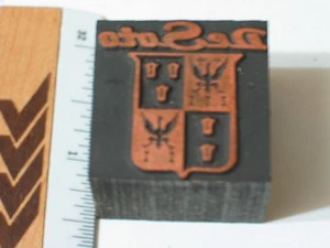 Desoto Printers Block Letter Press , (lg) (**) - Picture 1 of 1