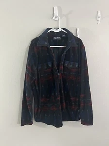 Herren RALPH LAUREN CHAPS 1/4 Quarter Zip Fleece Pullover Mehrfarbig Größe M - Bild 1 von 4