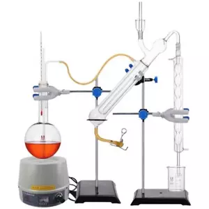 Premium Nitrogen Distillation Glassware Set 1000ml-3000ml Lab Equipment Supply - Picture 1 of 10