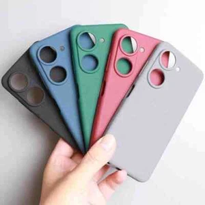 Funda trasera de goma poliuretano termoplástico suave mate de piedra arenisca para ASUS ZenFone 10 10Z - Imagen 1 de 6