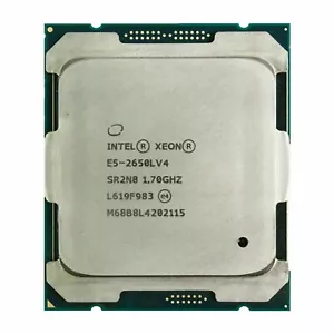 Intel Xeon E5-2650L V4 1.70GHz 14 Core 35MB FCLGA2011-3 SR2N8 CPU Processor - Picture 1 of 2