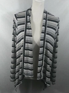 White House Black Market Size Medium Cardigan Open Front Rayon Blend Top - Picture 1 of 9