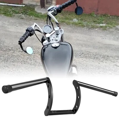 Manillar colgante negro para Honda Shadow VLX600 VT750 1100 7" elevación 1" barra Z Ape Foto 1 de 4