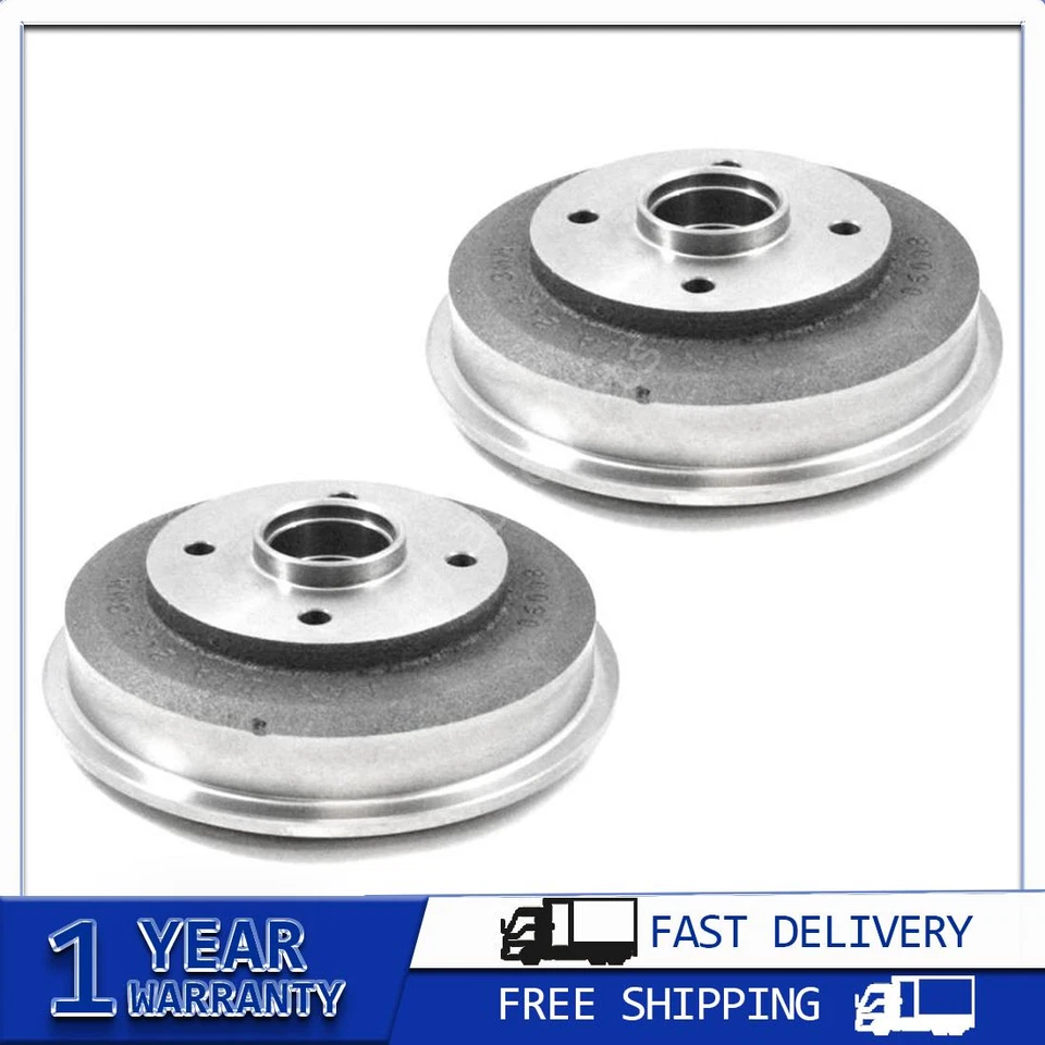 Tambor de freno trasero 2 piezas para Ford Focus 2000 2001 2002 2003 2004 2005 2006 2007 2008 Foto 1 de 3