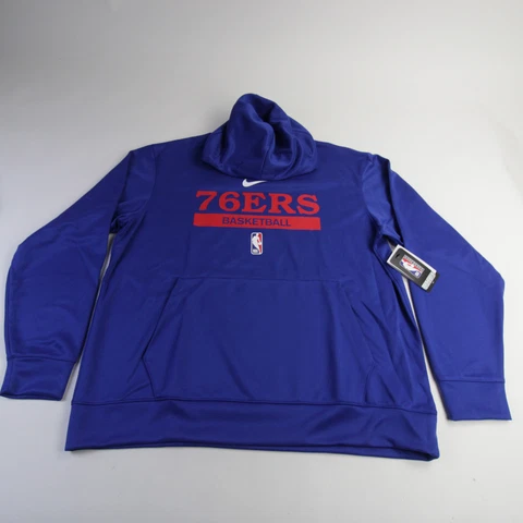 Philadelphia 76ers Nike NBA Authentics Sweatshirt Men's Blue New Cover