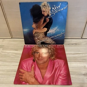 Rod Stewart - Greatest Hits & Blondes Have More Fun 2 Vinyl Lot VG - Picture 1 of 7