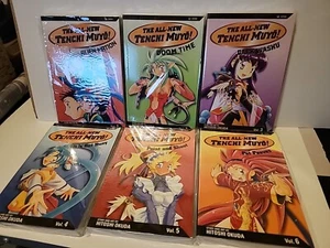 The All-New Tenchi Muyo! Lot Of 6 Manga Books Vol 1,2,3,4,5,6 (Viz) - Picture 1 of 5