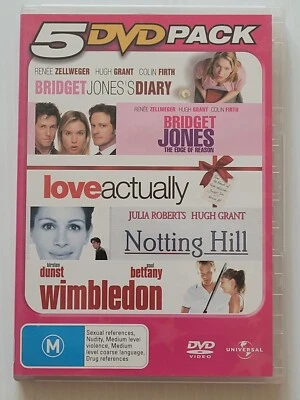 Bridget Jones Dairy - Love Actually - Notting Hill - Wimbledon - Edge of Reason  - image 1 of 2