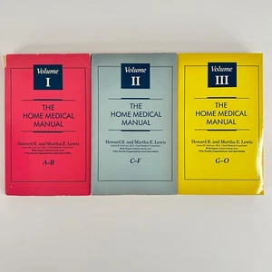 The Home Medical Manual Vol I, II, III bundle by Howard R. And Martha E Lewis - Picture 1 of 15