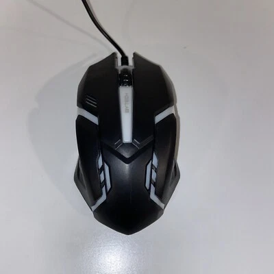 Gaming Mouse Wired Light Up 3D ByTech BY-MS-WR-104-BK Tested works NO BOX - Image 1 of 3