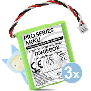 3x Akku für Toniebox,50AA5S Ersatzakku Batterie für original Tonie Box 2000 mAh - Bild 1 von 9