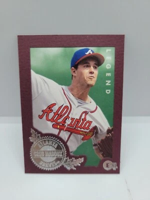 1996 Fleer EXL #146 Greg Maddux Atlanta Braves Mint Condition  - Image 1 of 4