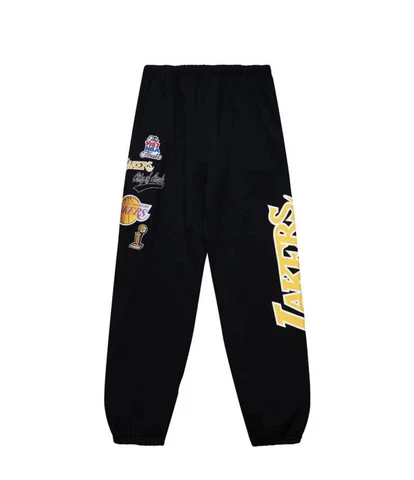 Mitchell & Ness NBA Los Angeles “Lakers” Champ Joggers Pants 1987 Men's Sz Small Cover