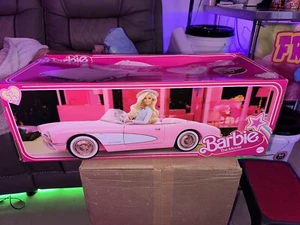 Barbie La Película Rosa Corvette Coleccionista Muñeca Coche 2023 Mattel HPK02 Juguete Nuevo - Imagen 1 de 3