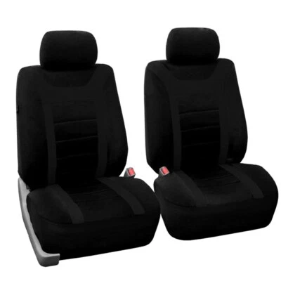 Fundas de asiento deportivas universales a rayas aptas para auto camioneta SUV - Asientos delanteros Foto 1 de 3