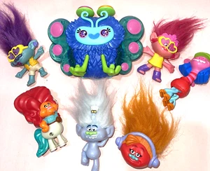 Trolls Poppys Wooferbug Beats Dreamworks 7pc Lot Musical DJ Toy Hasbro WORKS GRT - Picture 1 of 7