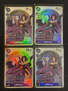 DIGIMON TCG Playset 4x LILITHMON EX6-057 - ENGLISH PB-18 Premium Set - Picture 1 of 1