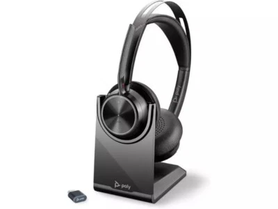Plantronics Voyager Focus 2 USB-C Cuffie Stereo Wireless E Supporto Di Ricarica - Immagine 1 di 4