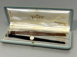 LADIES ROLEX ORCHID CHAMELEON 18K WHITE GOLD WATCH ORIGINAL BOX AND STRAPS - Picture 1 of 17