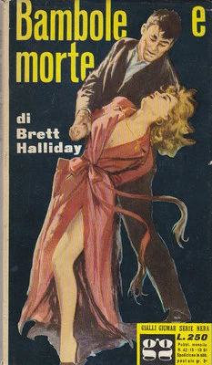 BAMBOLE E MORTE di Brett Halliday 1961 Edizioni Giumar gialli serie nera libro - Immagine 1 di 4