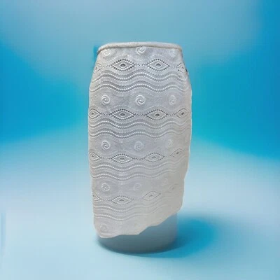 Tahari ASL Skirt Size 6 NEW 28X22 White Scalloped Suit Separates Career - Image 1 of 4