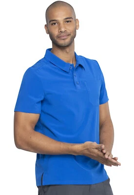 Royal Dickies Scrubs EDS Essentials Mens Polo Top DK925 RYPS - Image 1 of 4
