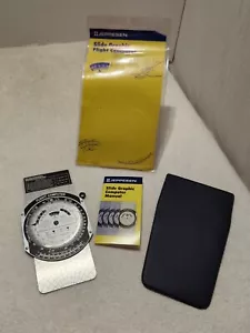 Vintage Jeppesen Sanderson Slide Graphic FLIGHT COMPUTER Manual Case & Packaging - Picture 1 of 23