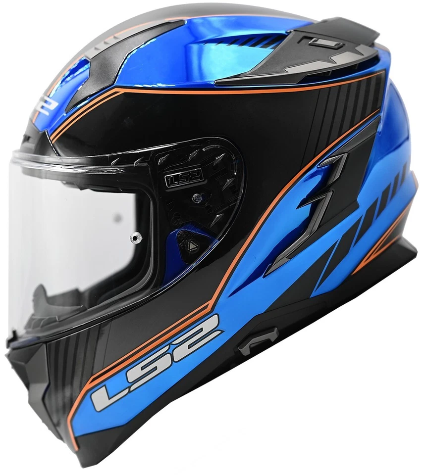 Casco de motocicleta Open Box LS2 Challenger GT cara completa azul brillante talla 2XL Foto 1 de 1