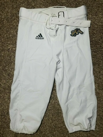 Hamilton Tiger Cats Adidas CFL Team Game Issued Pants w/ belt Sz 40 Game White Cover