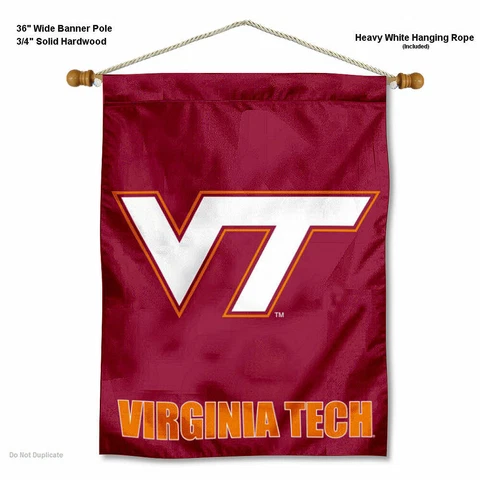 VA Tech Hokies VT Wall Hanging Banner Cover