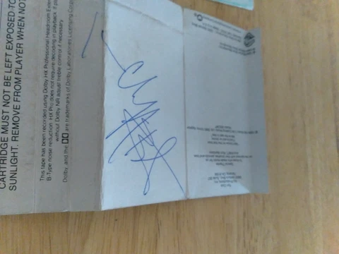 Cliff Burton autograph /signed twice Cover