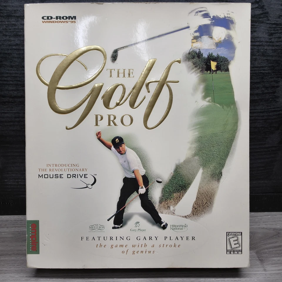 The Golf Pro Featuring Gary Player CD-Rom Windows 95 - Big Box!!! - Image 1 of 4