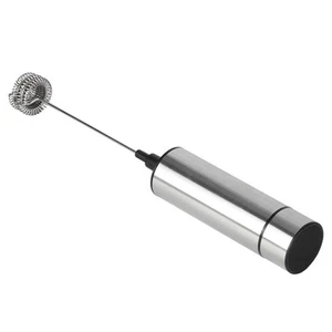 Stainless Steel Electric Milk Frother Coffee Stirrer Mixer Egg Beater Kitchen - Picture 1 of 12