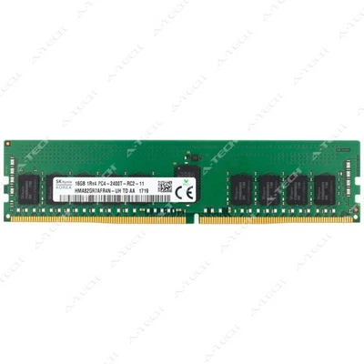 Hynix 16GB DDR4-2400 PC4-19200 1Rx4 ECC RDIMM Server Memory RAM HMA82GR7AFR4N-UH - Image 1 of 2