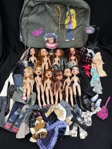 Y2K Bratz MGA Puppen & Kleidung Paket 10 Puppen 65 Kleidung Geldbörsen - Bild 1 von 11