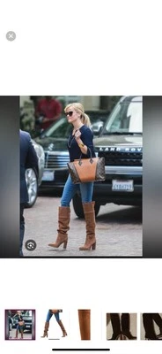 Botas por encima de la rodilla Michael Kors Regina de gamuza Foto 1 de 4