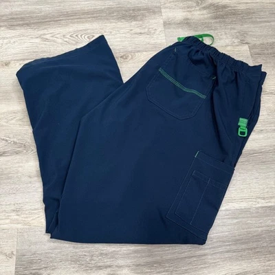 Pantalones Médicos Carhartt Azul Marino Carga Ropa de Trabajo Elastizados Para Hombre 2XL Regular Foto 1 de 4