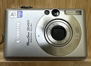 Canon PowerShot Digital ELPH SD450/Digital IXUS 5.0MP - Non testata! - Foto 1 di 15