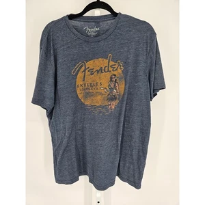 Fender for Lucky Brand Herren Gr. XL Kurzarm T-Shirt Ukulele Hula Girl Grafik - Bild 1 von 4