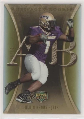 2007 Upper Deck Artifacts Rookie Gold /99 Alvin Banks #103 Rookie RC - Image 1 of 2