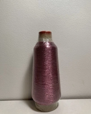 Pink Metallic Sewing Machine Embroidery Threads 5000 yard tangle free NEW - Image 1 of 2