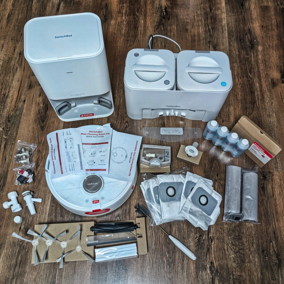 SwitchBot S10 Robot Vacuum Cleaner & Mopping Robot with Dual Station, Automatic - Bild 1 von 4
