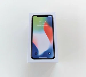 Apple iPhone X 256gb Unlocked Silver (A1865) New Sealed Authentic - Picture 1 of 5